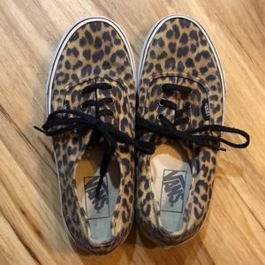 Vans Authentic Leopard Print Womens Sneaker
